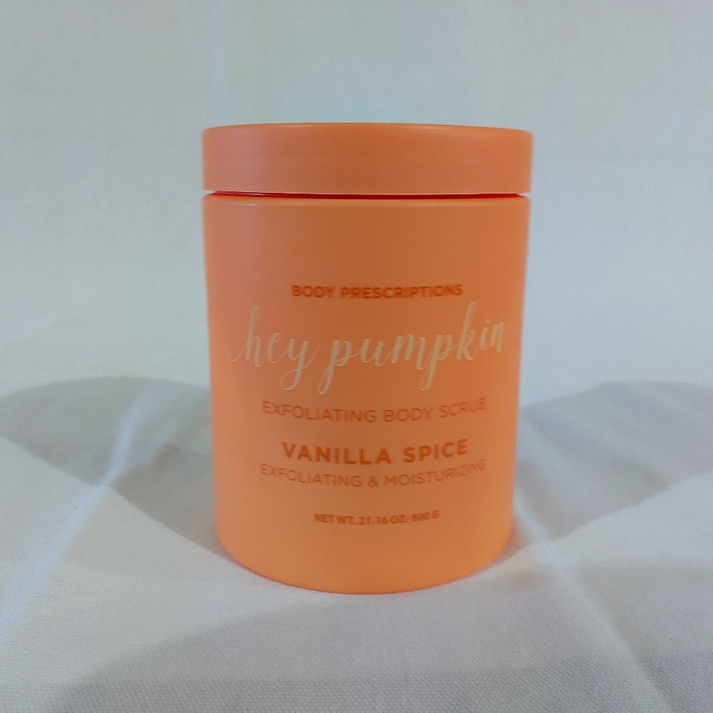 NEW Body Prescriptions hey pumpkin Vanilla Spice Exfoliating Body Scrub …